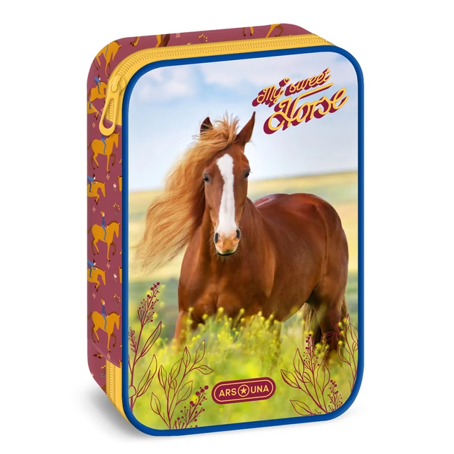 Ars Una: My Sweet Horse többszintes tolltartó 15,5×22,5×4,5 cm