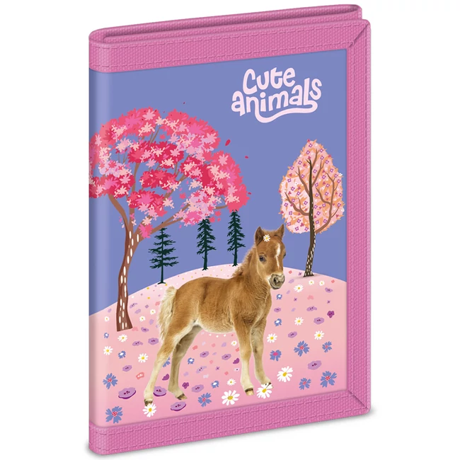 Ars Una: Cute Animals lovas pénztárca 9×12,5×2 cm