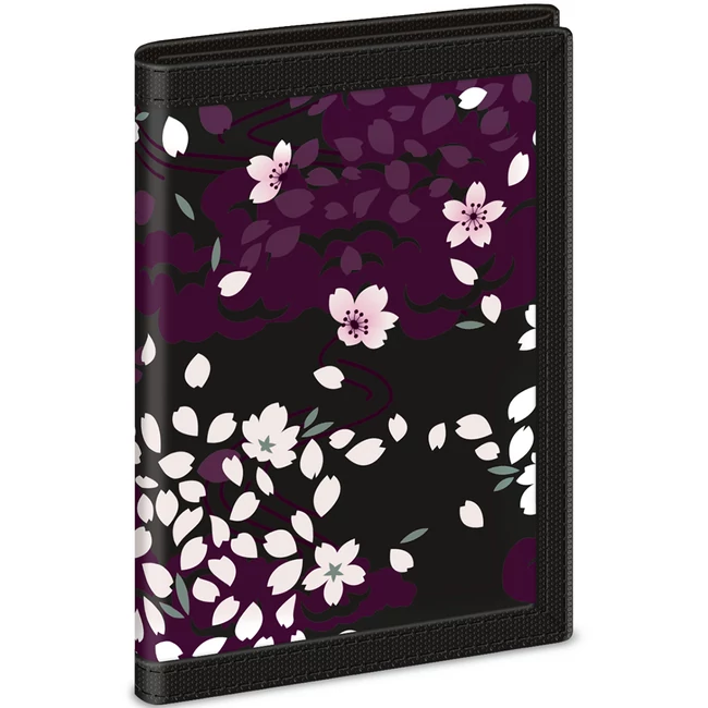 Ars Una: Sakura virágos pénztárca 9×12,5×2 cm