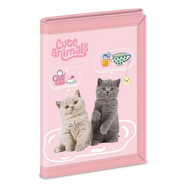 Ars Una: Cute Animals Tea party cicás pénztárca 9×12,5×2 cm