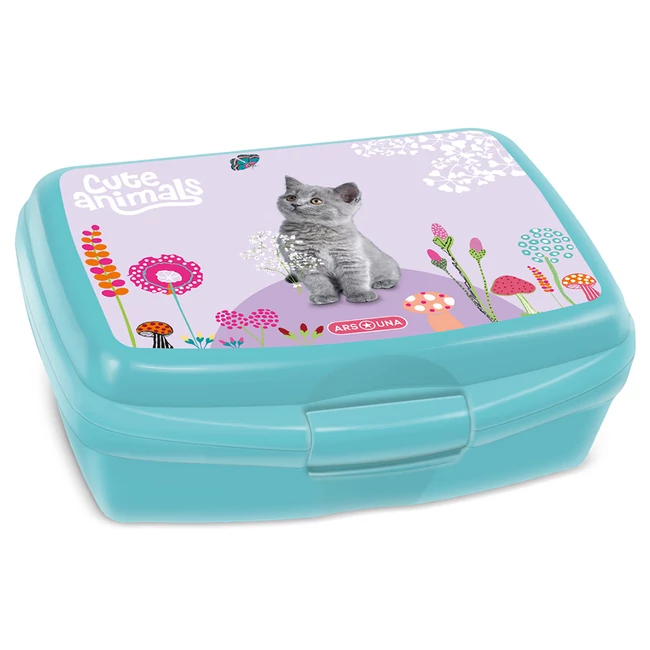 Ars Una: Cute Animals – Kitten cicás uszonnás doboz 16,5×6x13,5 cm