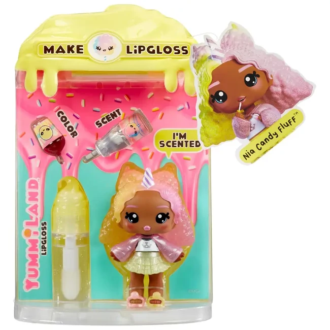Yummiland: Csináld magad szájfény és baba – Nia Candy Fluff 2. széria