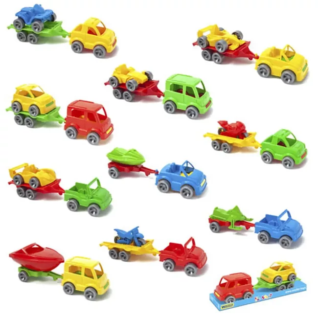 Kid Cars autók pótkocsival – Wader