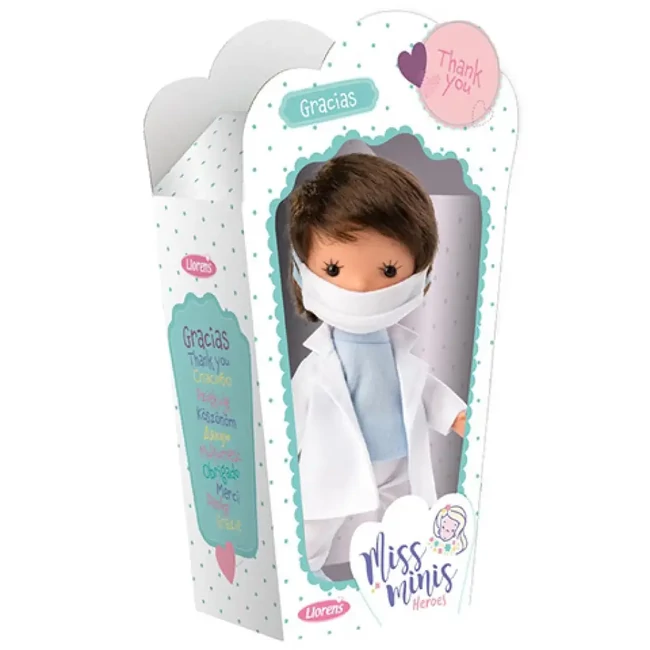 Llorens: Miss Minis Orvos baba 26 cm