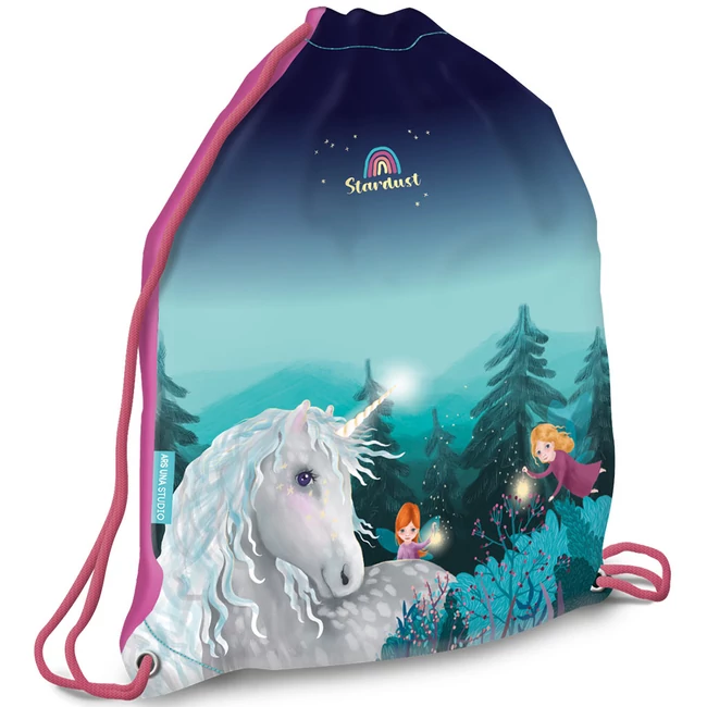 Ars Una: Stardust unikornis mintás tornazsák, sportzsák 32×42 cm