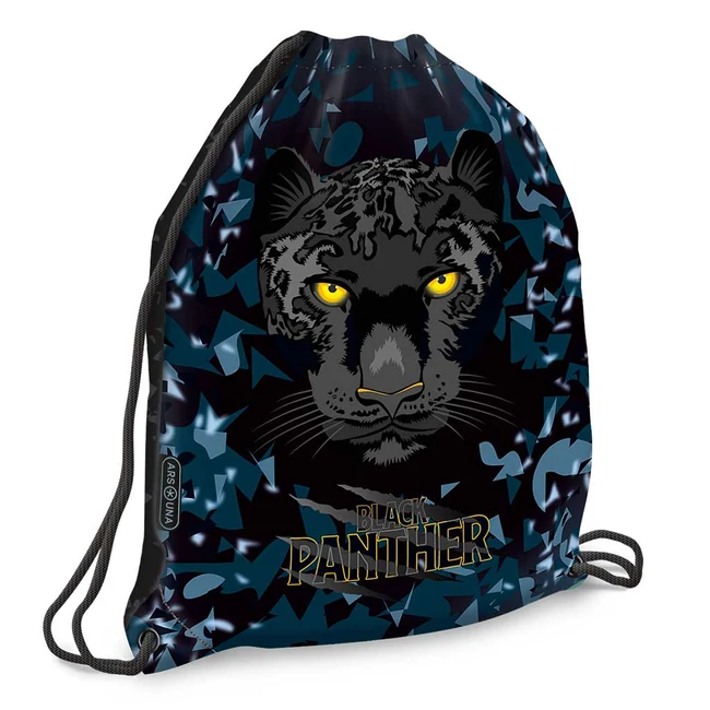 Ars Una: Black Panther tornazsák, sportzsák 32×42 cm