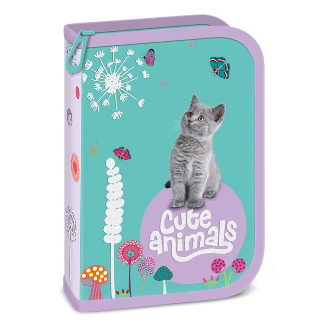 Ars Una: Cute Animals Cicás töltött tolltartó 12,8×19,3×3,6 cm