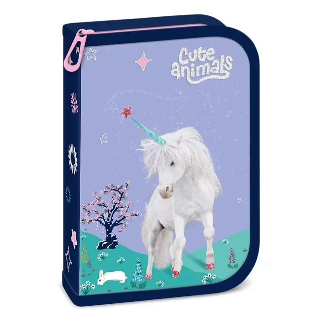 Ars Una: Cute Animals Unicorn töltött tolltartó 12,8×19,3×3,6 cm