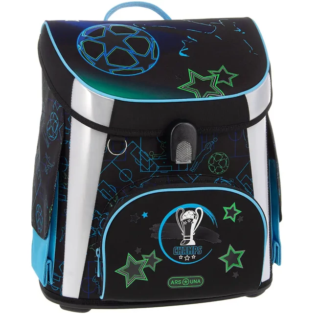 Ars Una: Champs kompakt ergonomikus mágneszáras iskolatáska, hátizsák 33×41×24 cm