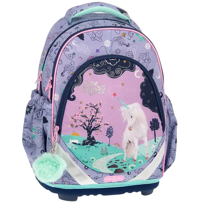 Ars Una: Cute Animals Unicorn anatómiai iskolatáska, hátizsák 33×43×22 cm