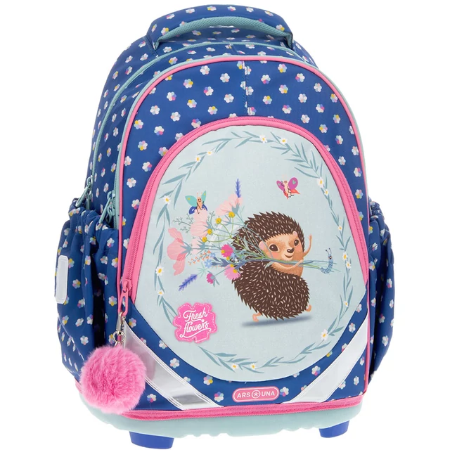 Ars Una: Fresh flowers anatómiai 33×42×21 cm-es iskolatáska hátizsák