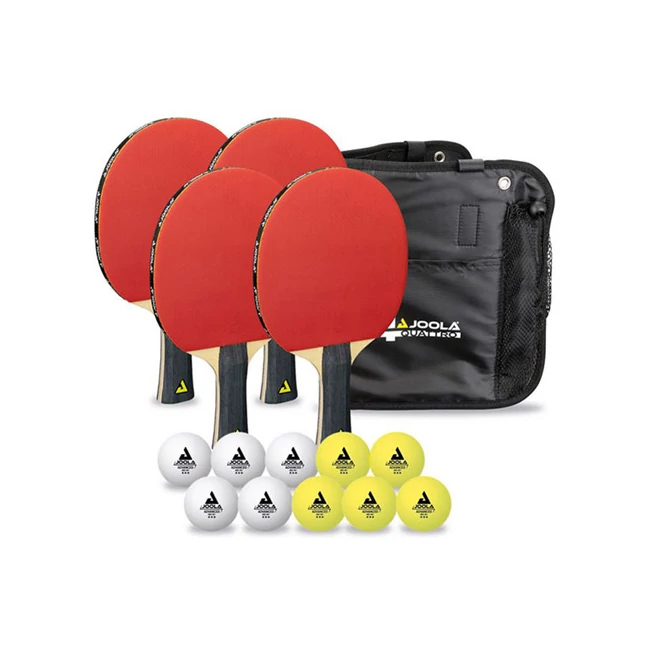 Joola Quattro pingpong ütő és labda szett tárolóban – Spartan