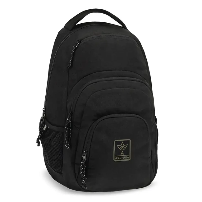 Ars Una: Cordura Black AU-2 iskolatáska, hátizsák 32×46×22 cm