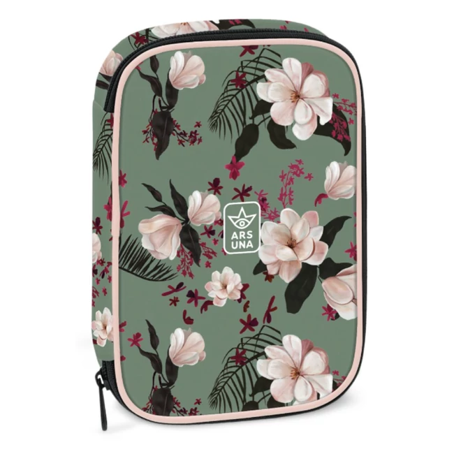 Ars Una: Flowery Green többszintes tolltartó