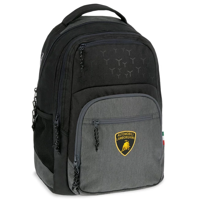 Ars Una: Lamborghini szürke AU-5 iskolatáska, hátizsák 33×49×23 cm