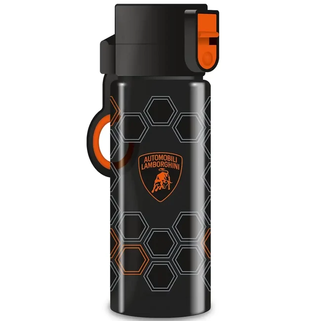 Ars Una: Lamborghini fekete-narancssárga BPA mentes kulacs 475ml