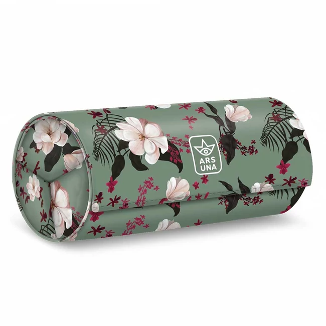 Ars Una: Flowery green feltekerhető tolltartó 20×9x9 cm