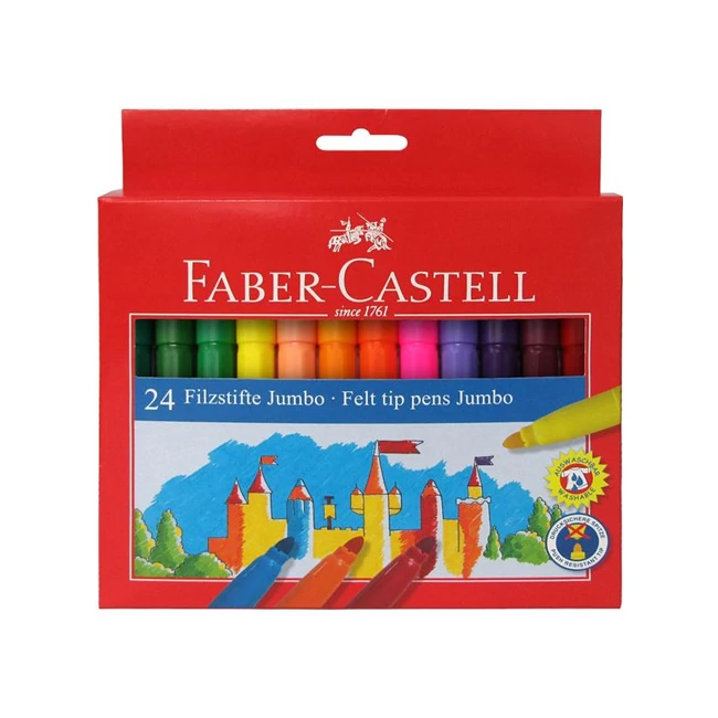 Faber-Castell: Jumbo filctoll készlet 24 db-os