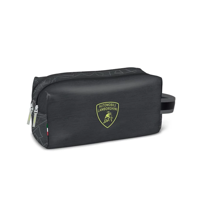 Lamborghini zöld-szürke neszesszer