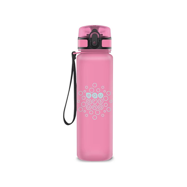 Ars Una: Matt rózsaszín BPA-mentes kulacs 600ml
