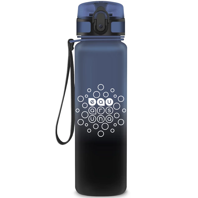 Ars Una: Stormy Night kék-fekete színátmenetes matt BPA-mentes kulacs 600 ml