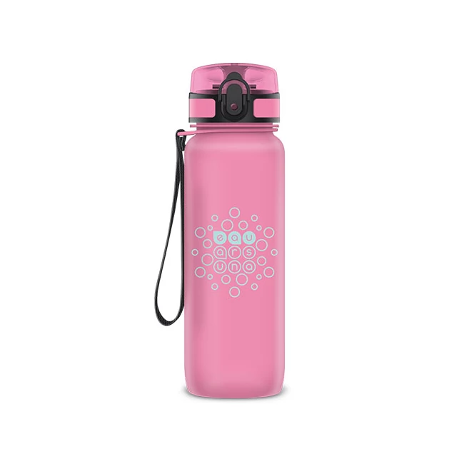 Ars Una: Matt rózsaszín BPA-mentes kulacs 800ml
