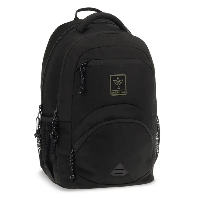 Ars Una: Cordura black ergonomikus iskolatáska, hátizsák 33×45×24 cm