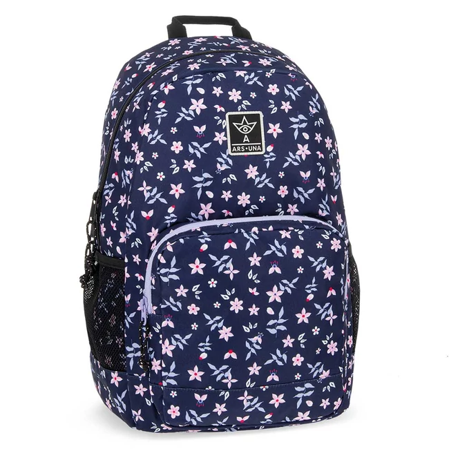 Ars Una: Navy bloom iskolatáska hátizsák AU-14 32×51×25 cm
