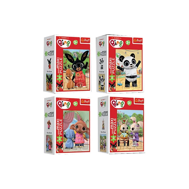Bing és barátai 20 db-os MiniMaxi puzzle – Trefl