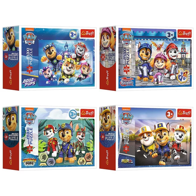 Mancs Őrjárat: Szuper csapat 20 db-os MiniMaxi puzzle – Trefl