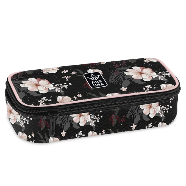 Ars Una: Flowery Black tinédzser tolltartó 22,5×6x11,5 cm