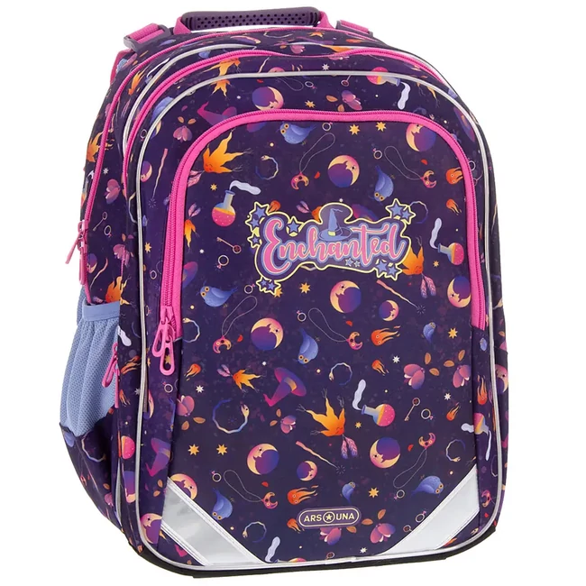 Ars Una: Enchanted ergo-fit lekerekített iskolatáska, hátizsák 34×40×21 cm