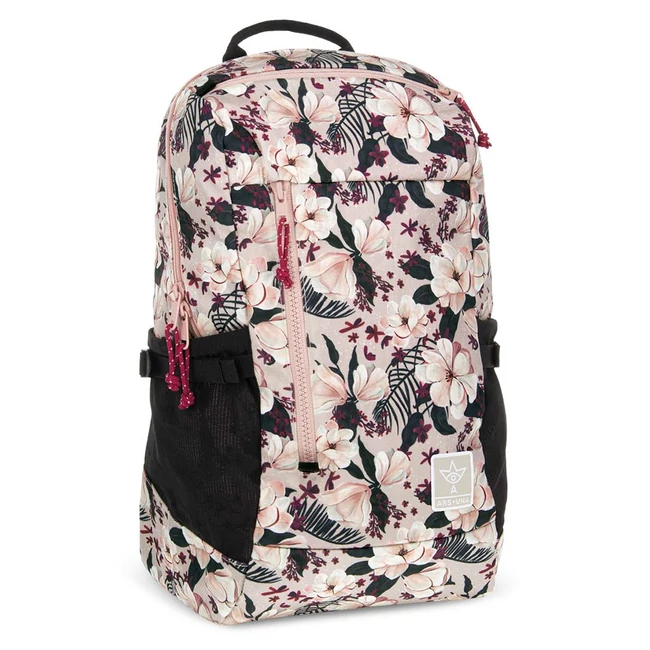 Ars Una: Flowery Pink AU-17 iskolatáska, hátizsák 32×47×18 cm