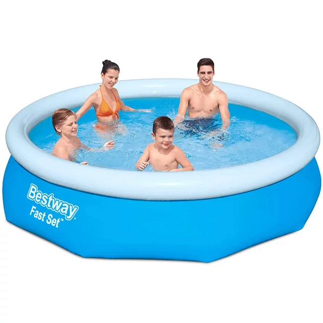 Bestway: Fast Set felfújható peremű medence 305×76 cm