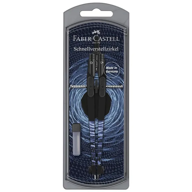 Faber-Castell: Shiny Twist körző készlet gyorsállítóval