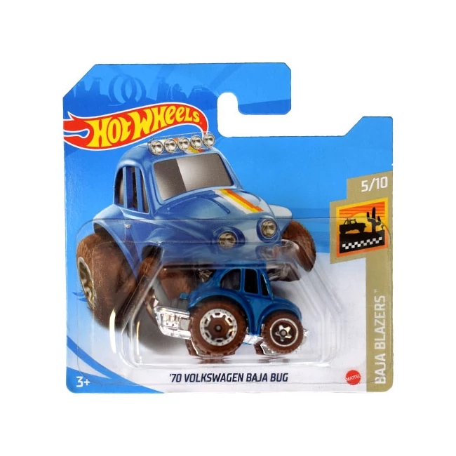 Hot Wheels: '70 Volkswagen Baja Bug kisautó 1/64 – Mattel