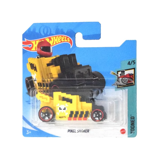 Hot Wheels: Pixel Shaker sárga kisautó 1/64 – Mattel