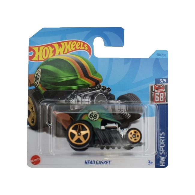 Hot Wheels: Head Gasket zöld kisautó 1/64 – Mattel
