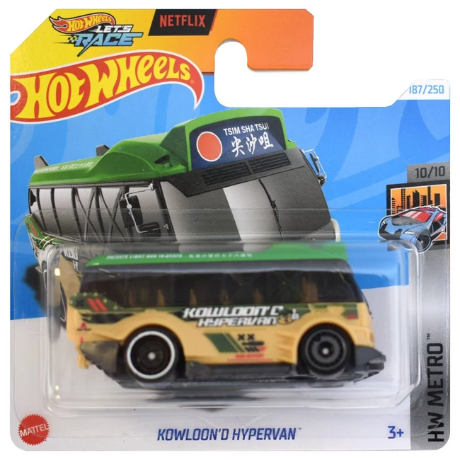 Hot Wheels: Kowloon’d Hypervan kisautó 1/64-es méretarány – Mattel