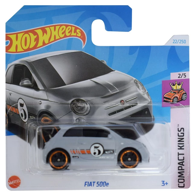 Hot Wheels: Fiat 500e kisautó 1/64-es méretarány – Mattel