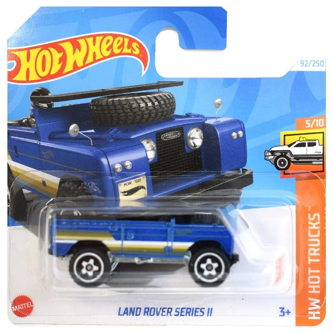 Hot Wheels: Land Rover Series II kisautó 1/64-es méretarány – Mattel