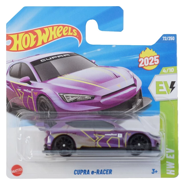 Hot Wheels: Cupra e-Racer lila kisautó 1/64 – Mattel