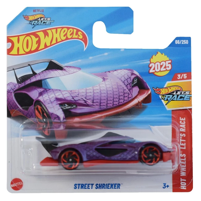 Hot Wheels: Street Shrieker lila kisautó 1/64 – Mattel