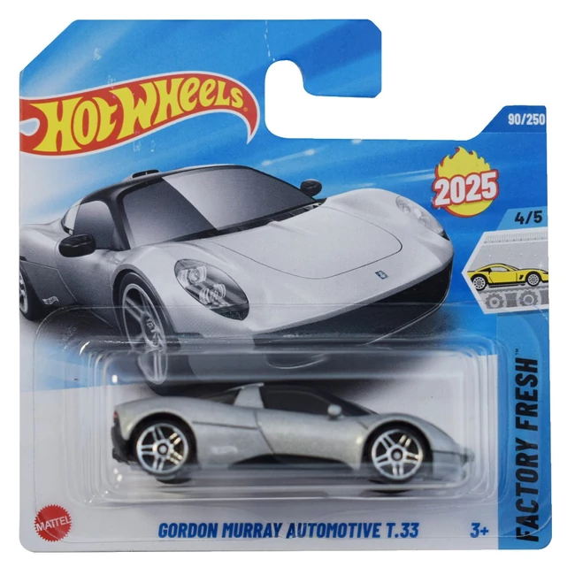 Hot Wheels: Gordon Murray Automotive T.33 kisautó 1/64 – Mattel