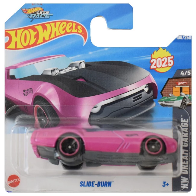 Hot Wheels: Slide-Burn kisautó 1/64 – Mattel