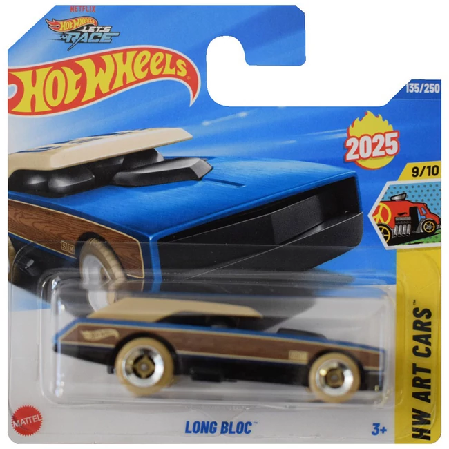 Hot Wheels: Long Bloc kisautó 1/64 – Mattel
