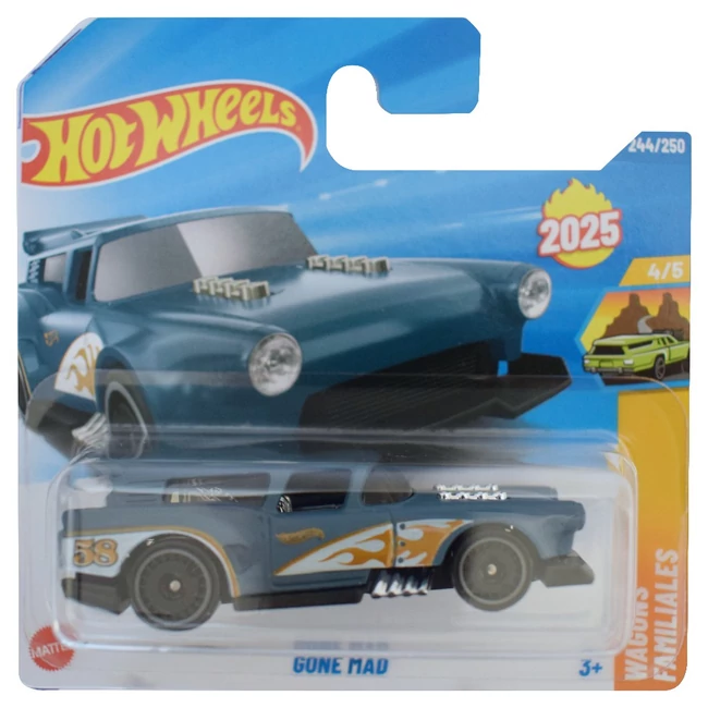 Hot Wheels: Gone Mad kék kisautó 1/64 – Mattel