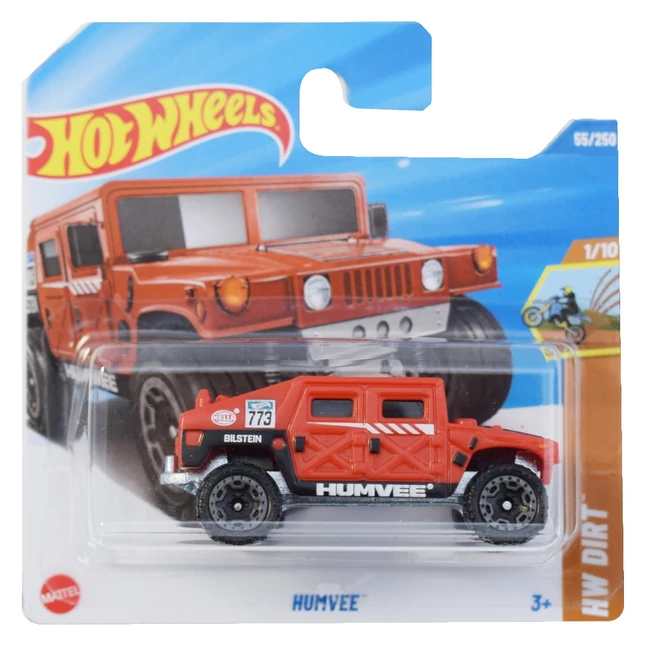 Hot Wheels: Humvee piros kisautó 1/64 – Mattel