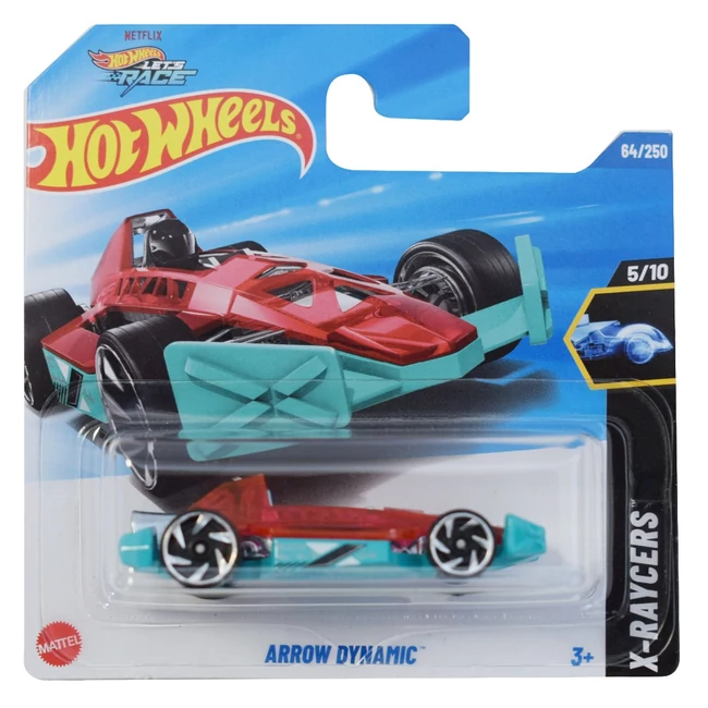 Hot Wheels: Arrow Dynamic bordó-türkiz kisautó 1/64 – Mattel
