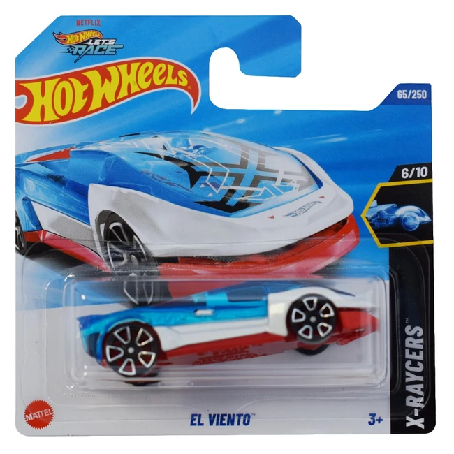 Hot Wheels: El Viento fehér kisautó 1/64 – Mattel